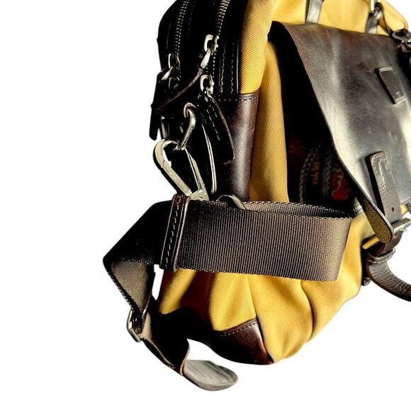 Vintage Tumi Townhouse Sloane Briefcase Khaki/Leather Classic Preppy Excellent - Picture 3 of 13